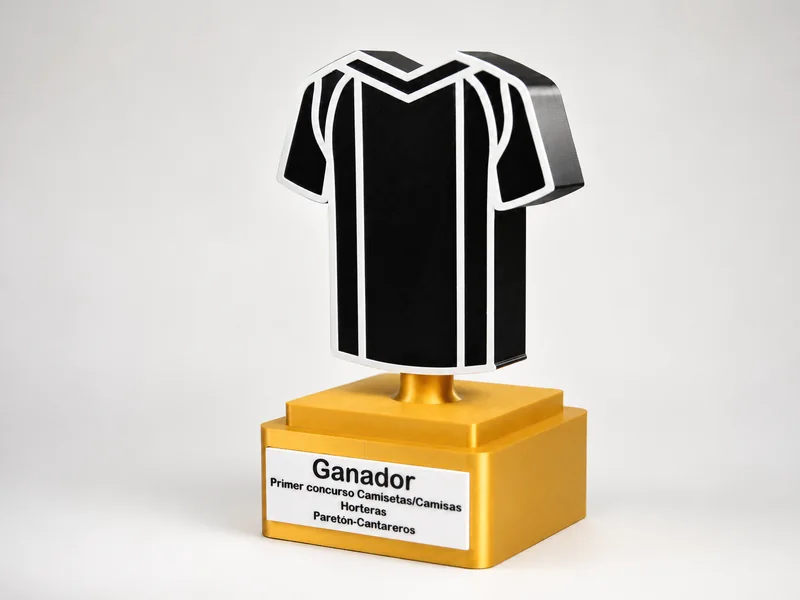 Trofeo personalizado impreso en 3D